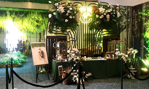 Khong gian ngap sac xanh o dam cuoi Cuong Do la - Dam Thu Trang-Hinh-2