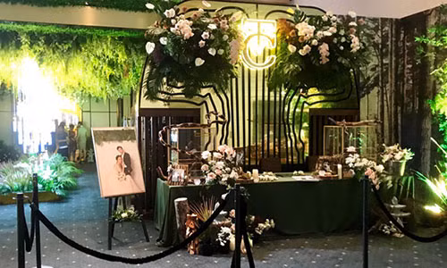 Khong gian ngap sac xanh o dam cuoi Cuong Do la - Dam Thu Trang-Hinh-2