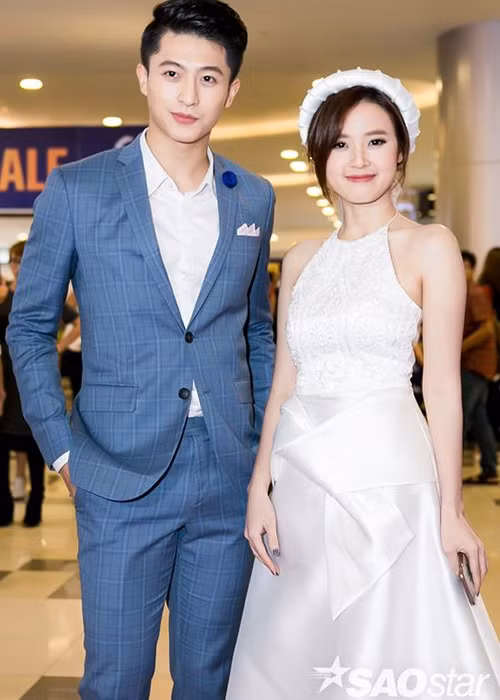 Midu từng đóng cặp với Harry Lu trong bộ phim "4 năm, 2 chàng trai, 1 tình yêu". Ảnh: Saostar