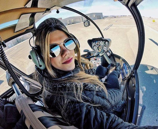 Ngoài niềm đam mê với bầu trời, Luana Torres chia sẻ rằng cô rất thích tham gia các môn thể thao ngoài trời và đi du lịch. Ảnh: Mediadrumworld.