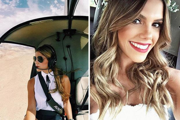 Luana Torres, 28 tuổi, là một nữ phi công trực thăng xinh đẹp đến từ Brazil. Ảnh: Daily Post.