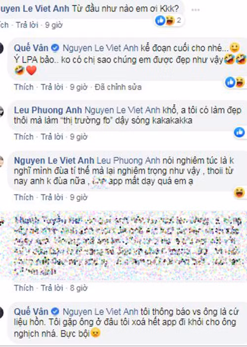 Trong cuộc trò chuyện với Quế Vân và Lều Phương Anh, Việt Anh cũng hé lộ, anh sử dụng phần mềm chỉnh sửa nên nhan sắc mới trở nên khác lạ như vậy.
