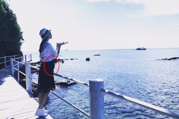 Cuối năm 2018, Phạm Hương vướng nghi vấn sang Mỹ bí mật sinh con. Tuy nhiên, cô khẳng định sang xứ cờ hoa để trị bệnh. Ảnh: Người lao động