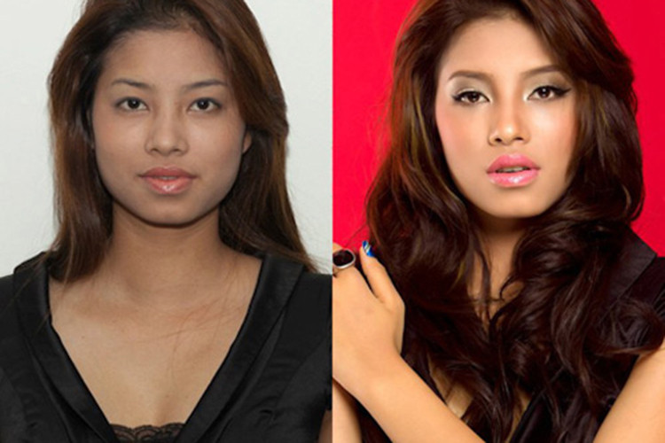 Phạm Hương phân trần việc cô dao kéo hay không thì kết quả của 3 lần nhân trắc học trong suốt 2 năm qua, tại 2 cuộc thi hoa hậu hàng đầu đã đủ chứng minh tất cả. Ảnh: Dân Việt