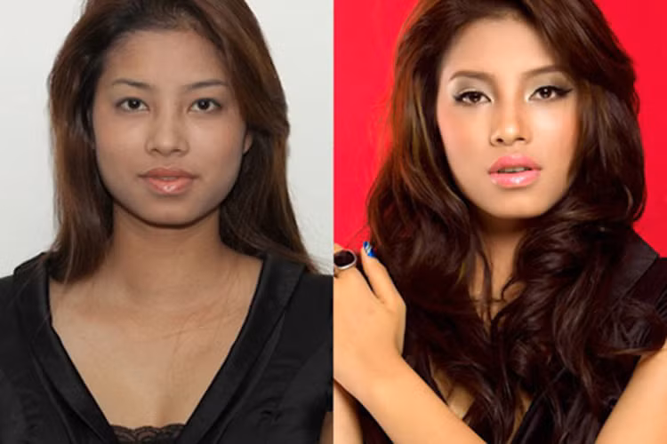 Phạm Hương phân trần việc cô dao kéo hay không thì kết quả của 3 lần nhân trắc học trong suốt 2 năm qua, tại 2 cuộc thi hoa hậu hàng đầu đã đủ chứng minh tất cả. Ảnh: Dân Việt