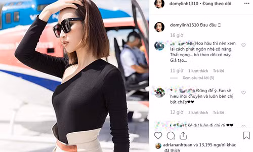 Do My Linh phan ung la giua scandal kem duyen tren truyen hinh