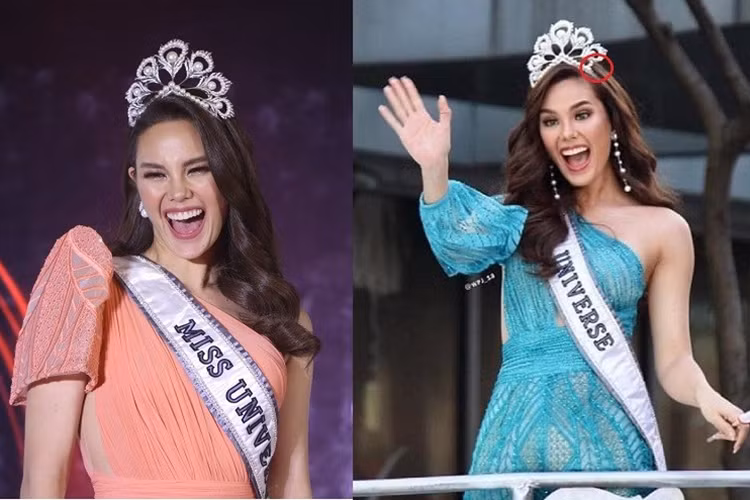 Câu chuyện H'hen Niê làm gãy vương miện khiến khán giả nhớ tới sự cố của Catriona Gray - Hoa hậu Hoàn vũ Thế giới 2018. Ảnh; Dân Việt