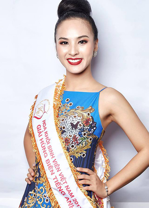 9x đã nỗ lực giảm cân để tham gia Hoa khôi Sinh viên Việt Nam 2017 và Miss World Việt Nam 2019.