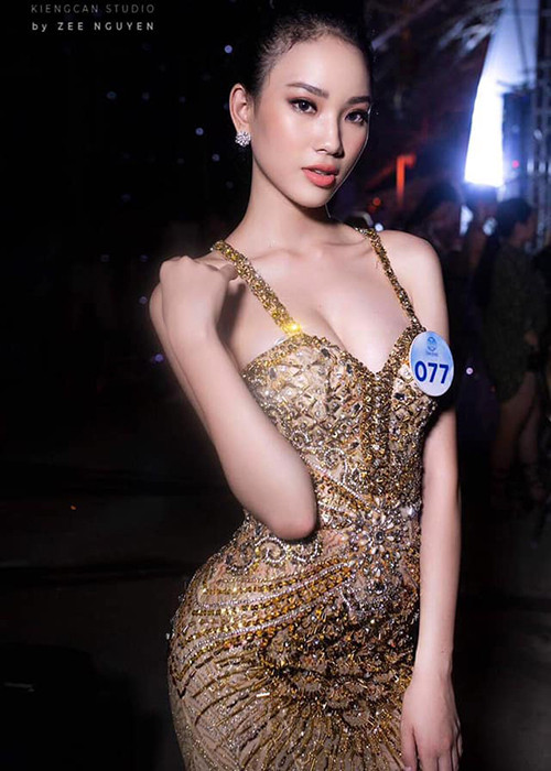 Theo ban tổ chức cuộc thi Miss World Việt Nam 2019, Trần Hoàng Ái Nhi sở hữu vòng eo 58.