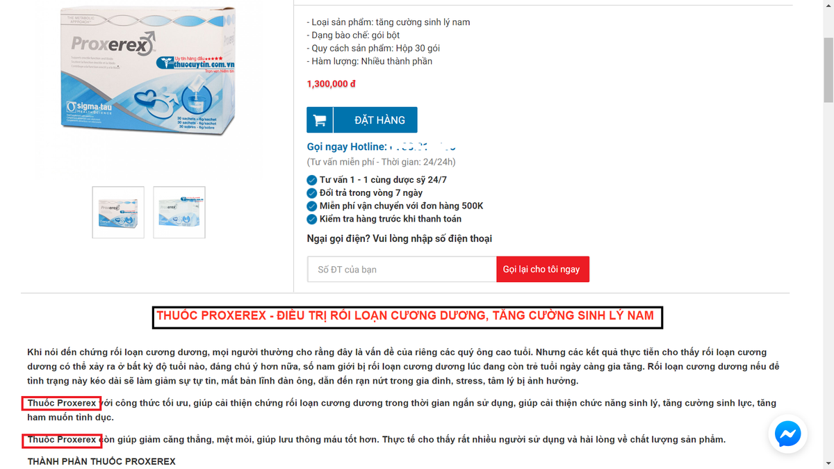 TPBVSK tang cuong sinh ly nam Proxerex quang cao la thuoc, lua nguoi tieu dung-Hinh-2