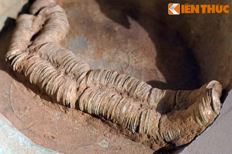 Số tiền này được chôn cùng nhiều loại đồ tùy táng khác nhau trong các ngôi mộ cổ.