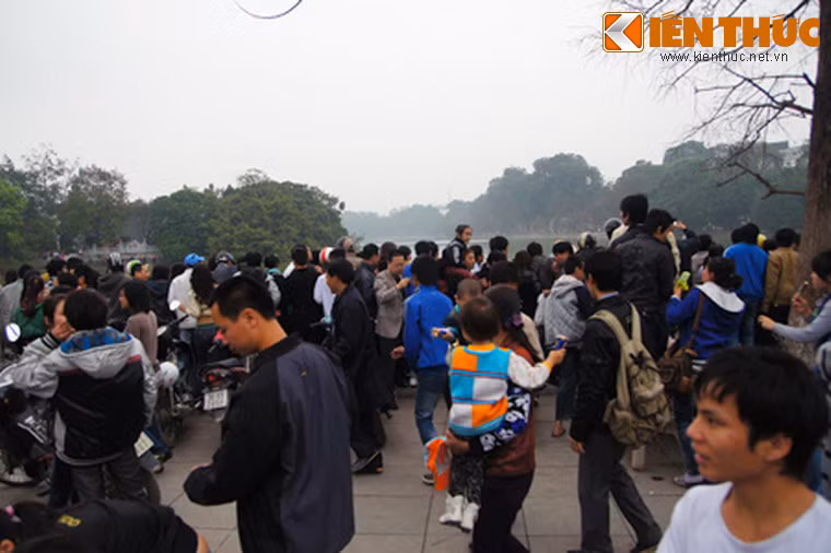 Từ đây nảy sinh 1.001 kiểu xem rùa nổi độc đáo chỉ có ở Hà Nội.