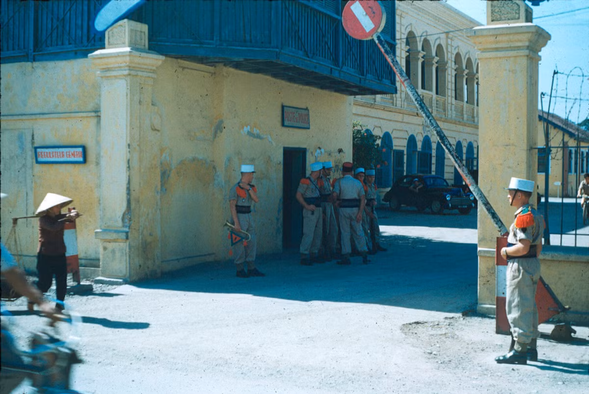 Bộ chỉ huy quân đội Lê Dương của Pháp ở Hải Phòng.