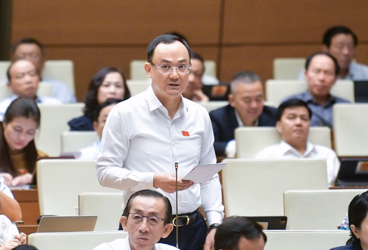 “Bảo tồn thiên nhiên và đa dạng sinh học là nội dung quan trọng của chiến lược phát triển bền vững kinh tế biển. Hoạt động lấn biển và khai thác cát biển làm vật liệu xây dựng sẽ có tác động lớn tới môi trường biển, nhất là tác động của dòng chảy dọc và ngang, dẫn tới khả năng xói lở bờ biển”, Đại biểu Nguyễn Ngọc Sơn (Hải Dương).