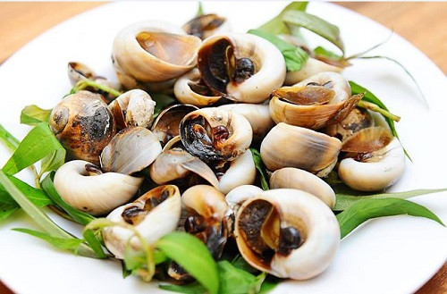 Nguyên liệu: Ốc mỡ cỡ nhỏ sẽ ngon hơn: 150 gram, Trái tắc: 10 trái, Ớt tươi: 10 gram, Đường cát trắng: 4 muỗng canh, Nước mắm: 2 muỗng canh, Gừng tươi: 15 gram.