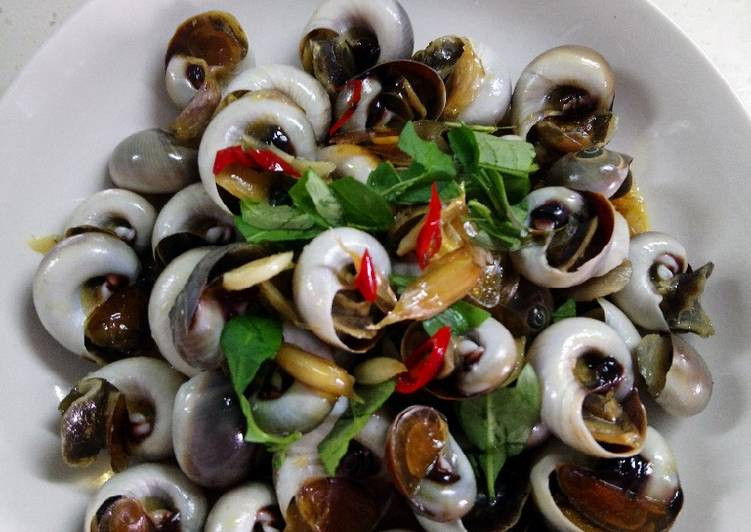 Ốc mỡ xào bơ tỏi: Với những tín đồ ăn vặt thì món ngon từ ốc mỡ này không còn xa lạ gì nữa. Những con ốc mỡ ngọt dai với lớp tỏi phi vàng bao phủ thơm nức mũi sẽ làm bạn không thể kìm được. Những ngày mưa lạnh, ngồi nhâm nhi một đĩa ốc mỡ xào bơ tỏi thơm cay thế này thì không còn gì để diễn tả nữa.