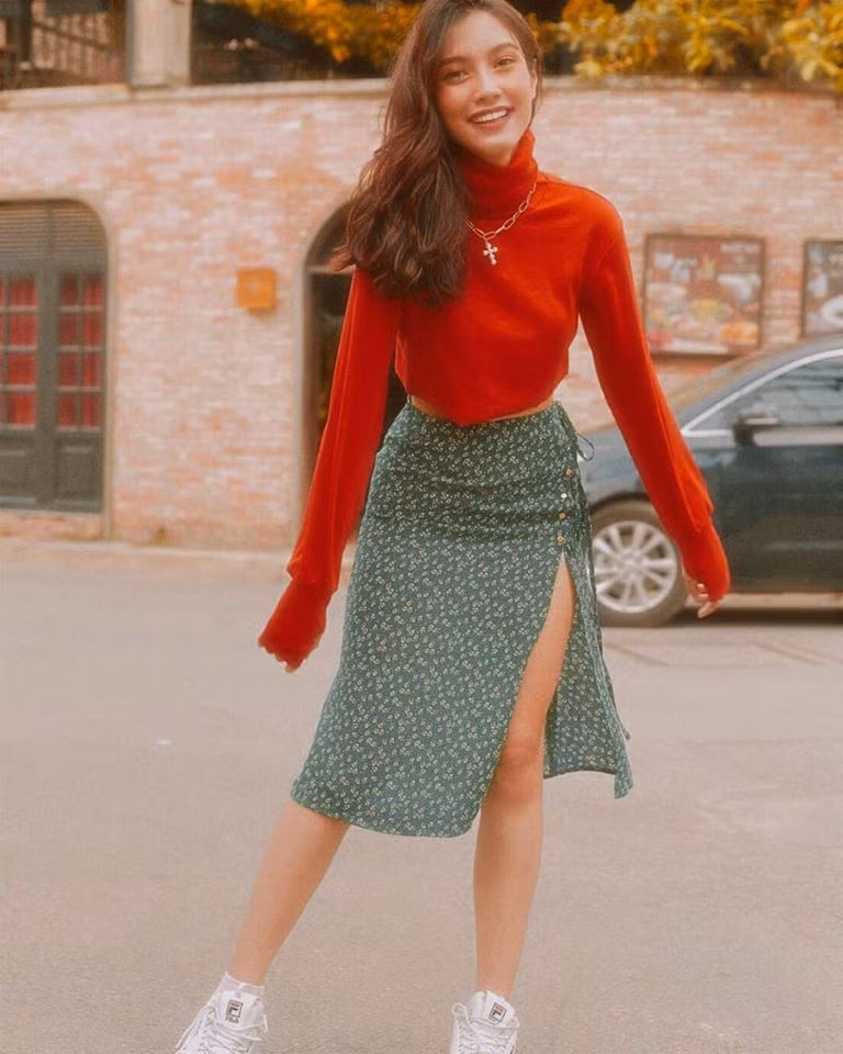 Bảo Nhi sở hữu nhan sắc cực Tây với sống mũi cao, bờ môi đầy đặn cùng thần thái sắc sảo khiến ai nhìn cũng phải ấn tượng ngay trong lần đầu gặp mặt.