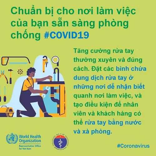 Rửa tay thường xuyên và đúng cách.