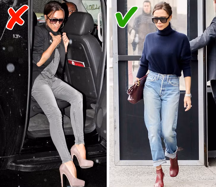 Quần jean skinny: Nếu bạn vẫn đang sở hữu những chiếc quần jean skinny thì hãy kết hợp chúng với quần áo hợp thời trang hơn, như áo len oversized hoặc áo sơ mi nam rộng. Tuy nhiên, bạn đừng nên mua quần skinny thêm nữa vì chúng đang lỗi thời rồi.