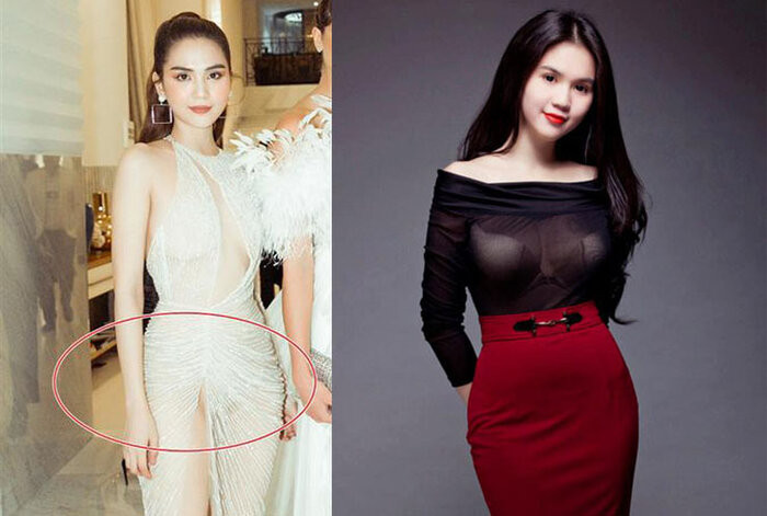 Vốn được mệnh danh là “nữ hoàng nội y”, Ngọc Trinh chẳng ngại mà khoe dáng nóng bỏng trong những bộ trang phục xuyên thấu gợi cảm.