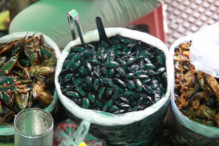 Nếu cà cuống gây ấn tượng bởi vị cay nồng, thì cà niễng cũng bùi, ngậy và thơm ngon không kém. Người Ninh Bình còn gọi cà niễng bằng cái tên: “sâu nước”.