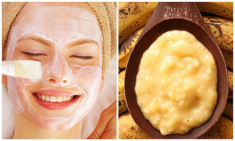 Dưỡng ẩm da bằng chuối: Nghiền chuối chín và bôi lên toàn bộ khuôn mặt của bạn. Để nó ở đó trong 15-20 phút, trước khi rửa lại bằng nước ấm.