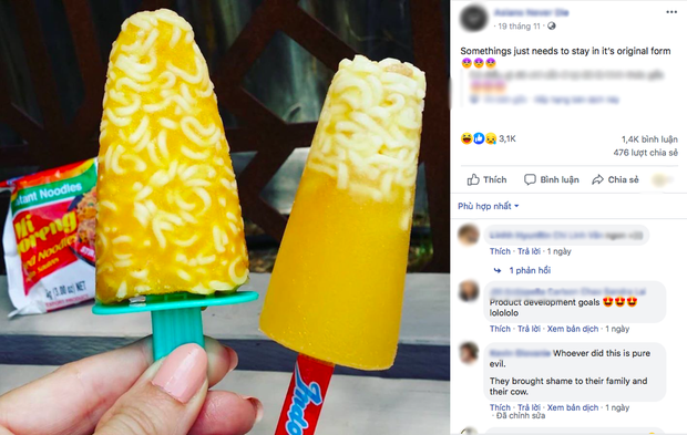 Kem mì tôm này là món ăn bá đạo từ mì tôm của một người mẹ ở Úc, có tên tài Instagram là @chickeemum.