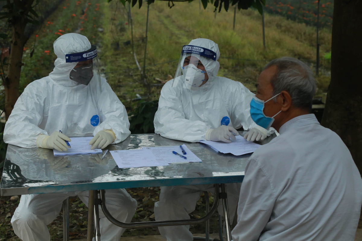 Can canh thon Ha Loi xit khu trung tung mo rau, con ga ngay cach ly-Hinh-13