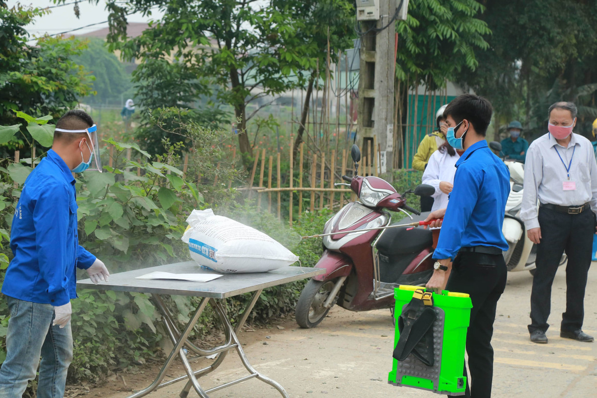 Can canh thon Ha Loi xit khu trung tung mo rau, con ga ngay cach ly-Hinh-2