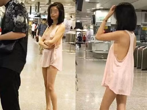 Một trường hợp ăn mặc phản cảm “quên” cả nội y dù đến nơi công cộng từng bị ném đá dữ dội.