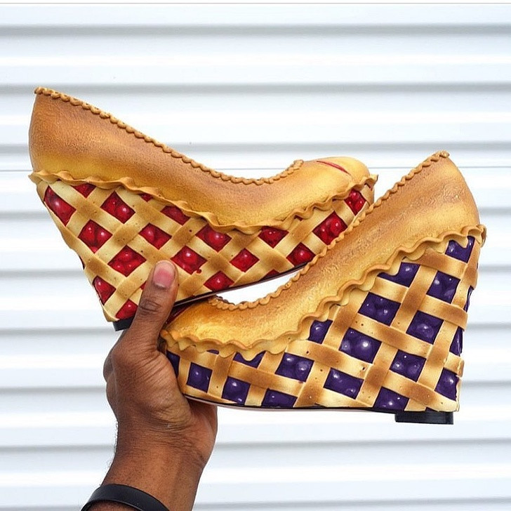 Nhiều người cho biết, họ không nỡ thưởng thức những đôi giày bánh ngọt tuyệt đẹp này.