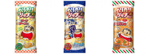 Kem vị súp hầm và mì spaghetti Napolitano: Tưởng chừng một cây kem tráng miệng ngọt lành như chúng ta vẫn hay ăn, nhưng giờ đây lại có đủ thứ vị lạ lùng trên đời. Ngoài ra kem còn có vị súp ngô, súp miso hay vị mực nữa.