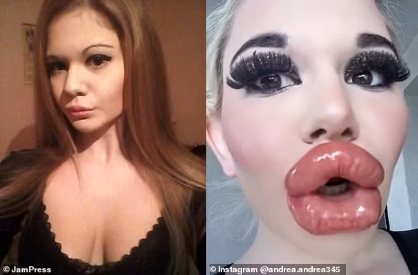 Ivanova bắt đầu bơm môi từ năm 2018 và tốn khoảng 170 USD cho mỗi lần vào thẩm mỹ viện. Sau 20 lần nâng sửa, đôi môi của cô gái Bulgaria tăng kích thước gấp 4 lần so với ban đầu.