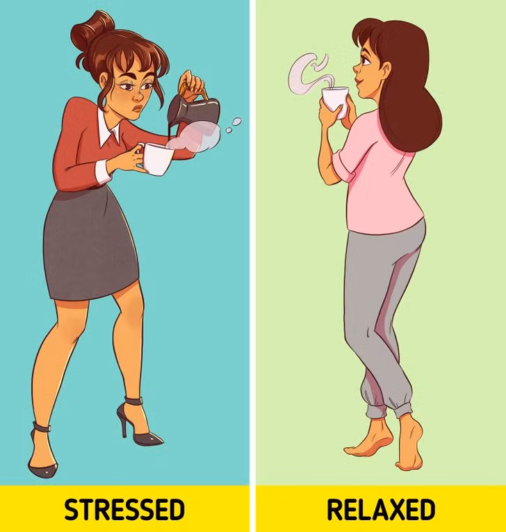 Nghiên cứu đã chứng minh rằng đi chân trần thường xuyên có thể làm giảm căng thẳng, ổn định tâm trạng. Nếu tâm trí của bạn đang rối loạn, bạn hãy thử đi chân đất. Khi đi chân đất, cơ thể bạn hấp thụ các điện tử âm của trái đất, giúp cân bằng môi trường điện sinh học, cải thiện giấc ngủ cho những người khó ngủ. Giảm đau và viêm