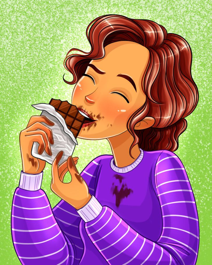 Socola đen: Mỗi khi bạn cảm thấy mệt mỏi và buồn ngủ, bạn thường thèm ăn một thanh socola để làm việc hiệu quả hơn. Cảm giác thèm ăn socola cũng có thể liên quan đến tình trạng cơ thể thiếu magie, có thể dẫn đến lo lắng và trầm cảm. Tuy nhiên, các nhà nghiên cứu vẫn chưa chắc chắn về điều này, bởi vì cũng có nhiều sản phẩm khác có chứa magiê, như các loại hạt.