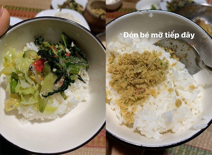 Cá khô giã là một món ăn khoái khẩu khác của nàng hoa hậu. Thay vì ăn cá khô nguyên con, người ta cho vào cối đá, giã nhỏ giống như chà bông (ruốc), ăn cùng cơm trắng là đủ mê mẩn.