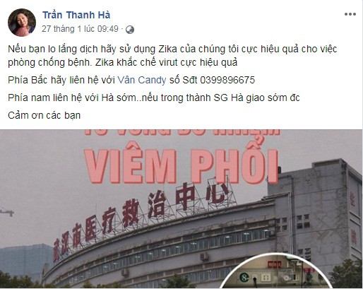 Boc tran nhom co hoi Zika loi dung virus corona bay nguoi tieu dung