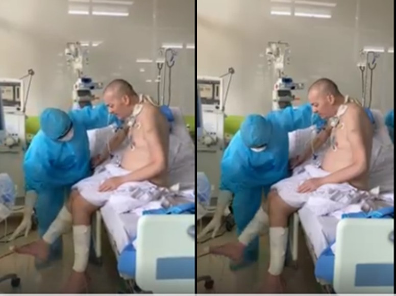 Can canh benh nhan 91 phuc hoi ngoan muc, ngoi day dung dua chan