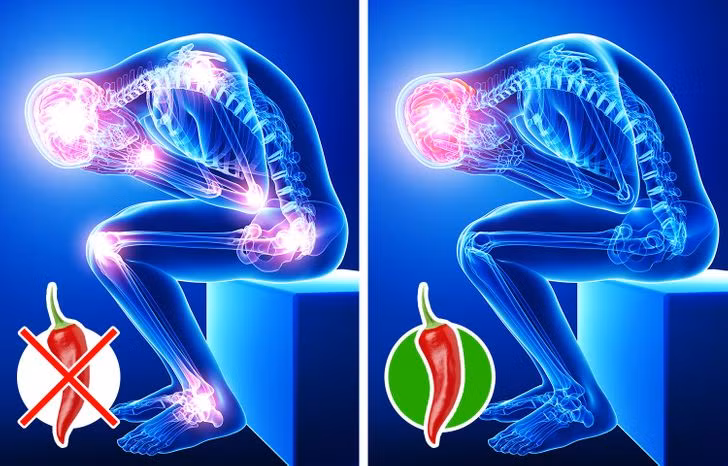 2. Khả năng chịu đau của bạn tăng lên: Thật khó tin, vì việc ăn đồ cay đã gây đau đớn cho một số người. Tuy nhiên, các chuyên gia cho rằng capsaicin trong ớt có thể nhắm mục tiêu vào một chất đặc biệt trong não chúng ta, chất gây ra cảm giác đau đớn. Nó đánh lừa bộ não của chúng ta để bỏ qua cơn đau.