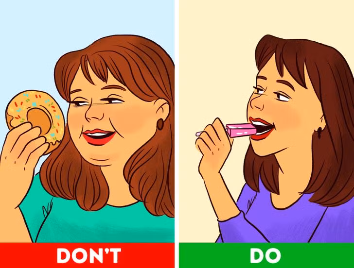 7. Kết thúc bữa ăn bằng một món ngọt ít calo: Hầu hết mọi người đều có xu hướng tráng miệng đồ ngọt. Tuy nhiên, những món ăn này thường không phù hợp với chế độ ăn kiêng. Thử một tách trà mật ong là cách giúp bạn khắc phục thói quen này.