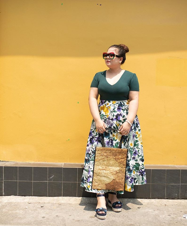 Cách phối đồ sang chảnh của nữ người mẫu ngoại cỡ nhận được nhiều lời khen ngợi.