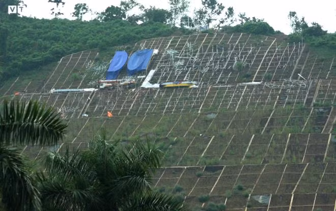 Lap khau hieu 11 chu: So KH&DT Hoa Binh tung canh bao sat lo