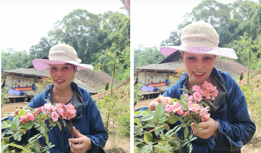 Trong thời gian phẫu thuật làm đẹp, cô dâu 62 tuổi luôn được chồng trẻ chăm sóc, đút ăn, thậm chí là có những cử chỉ thân thiết trước màn hình livestream.