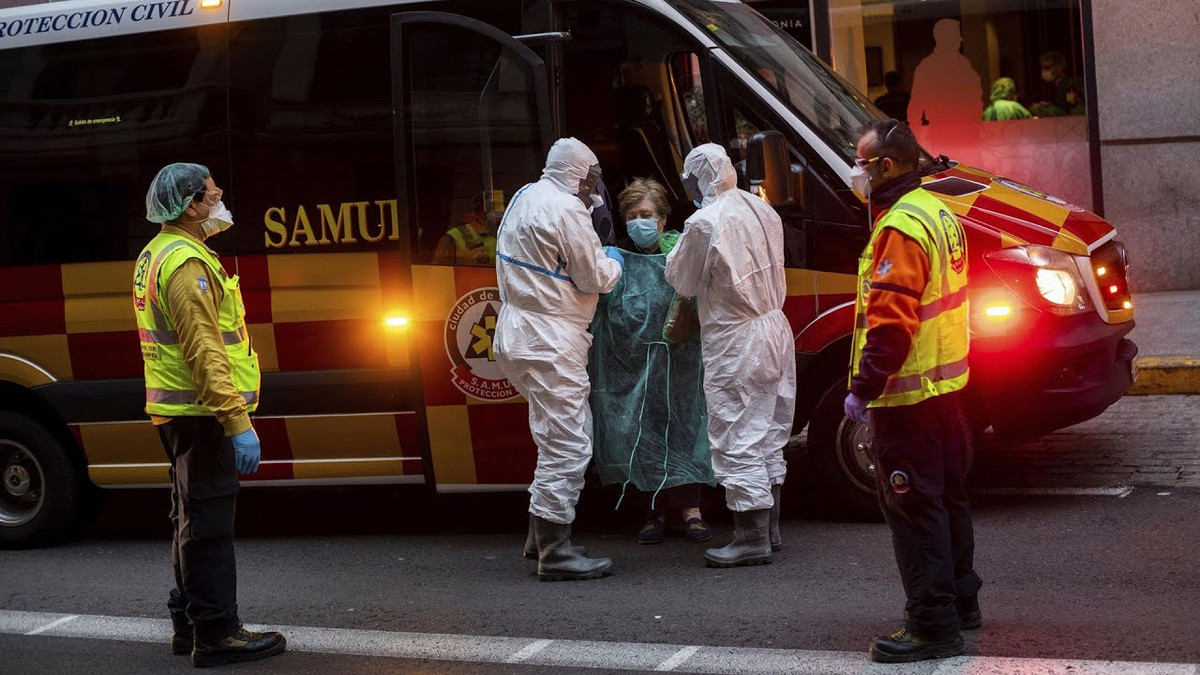 Tay Ban Nha co so ca tu vong vi Covid-19 cao ky luc trong ngay, vuot Italy