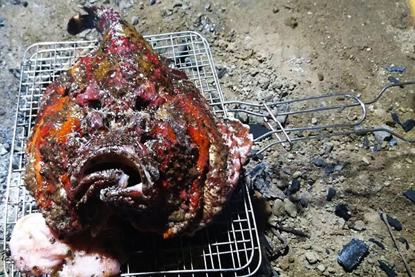 Món cá mặt quỷ nướng muối ớt lại cho thực khách cảm thấy một hương vị rất riêng. Với vị béo nhưng không ngậy, thịt ngọt dai, cá mặt quỷ nướng muối ớt sẽ đặc biệt hấp dẫn với những ai sành ăn và biết về loại cá này.