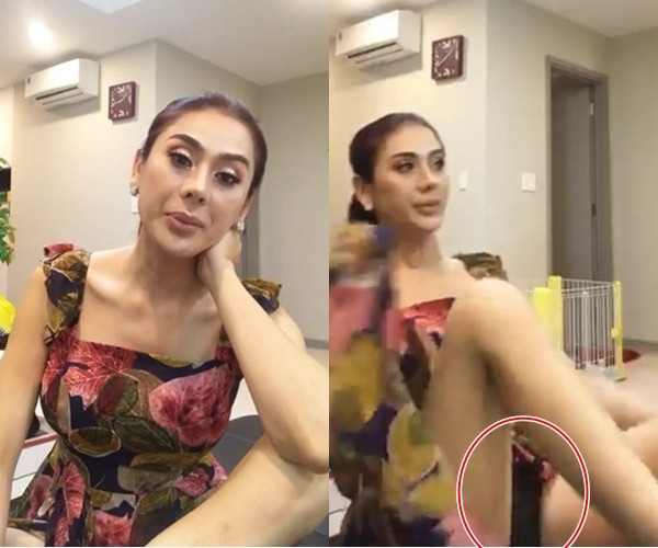 Lâm Khánh Chi từng nhiều lần gây phản cảm vì mặc váy ngắn lộ cả nội y ở trong khi đang tương tác với công chúng trong các buổi livestream của mình.