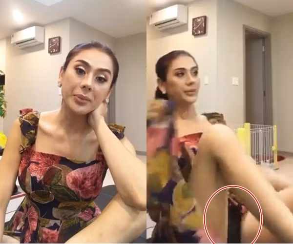 Lâm Khánh Chi từng nhiều lần gây phản cảm vì mặc váy ngắn lộ cả nội y ở trong khi đang tương tác với công chúng trong các buổi livestream của mình.