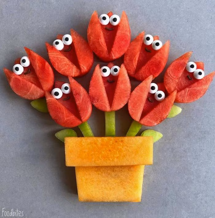 Những bông hoa hoàn hảo có thể ăn được.