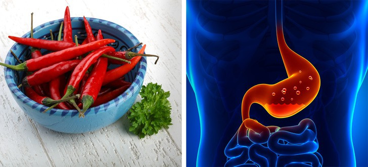 Thức ăn cay cũng có thể làm hỏng giấc ngủ bạn bằng cách gây ra chứng ợ nóng trong cổ họng. Cùng với các vấn đề tiêu hóa, thức ăn cay làm tăng nhiệt độ cơ thể, điều này có thể làm tăng nguy cơ thức giấc vào ban đêm.