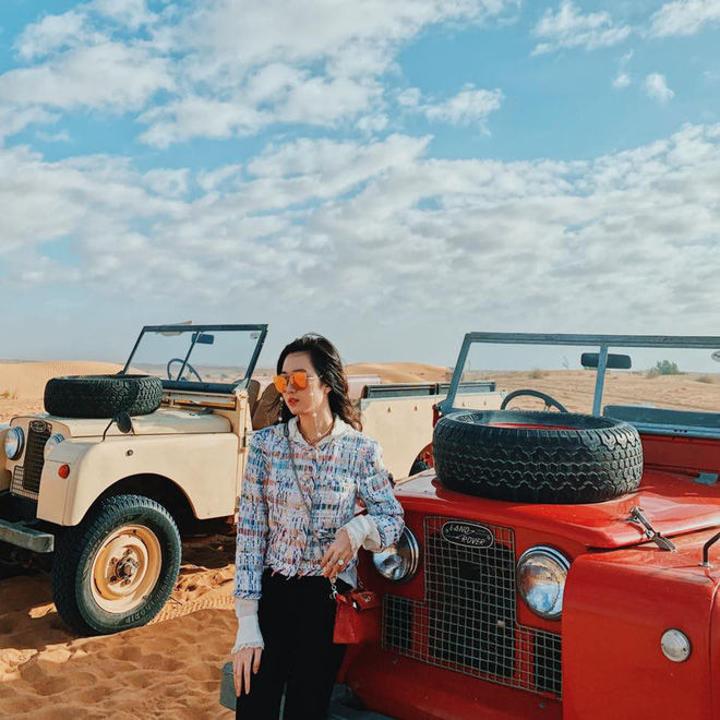 Phong cách thời trang sành điệu của con gái Giáng My khiến không ít người ngưỡng mộ.